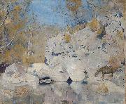 Tom roberts the Macintyre oil on canvas